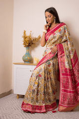 Elegant Lucknawi Chikankari Georgette Saree - IMG_0787