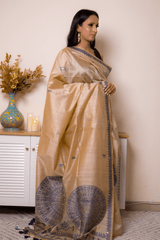 Elegant Lucknawi Chikankari Georgette Saree - IMG_0930