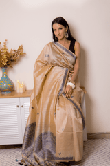 Elegant Lucknawi Chikankari Georgette Saree - IMG_0937