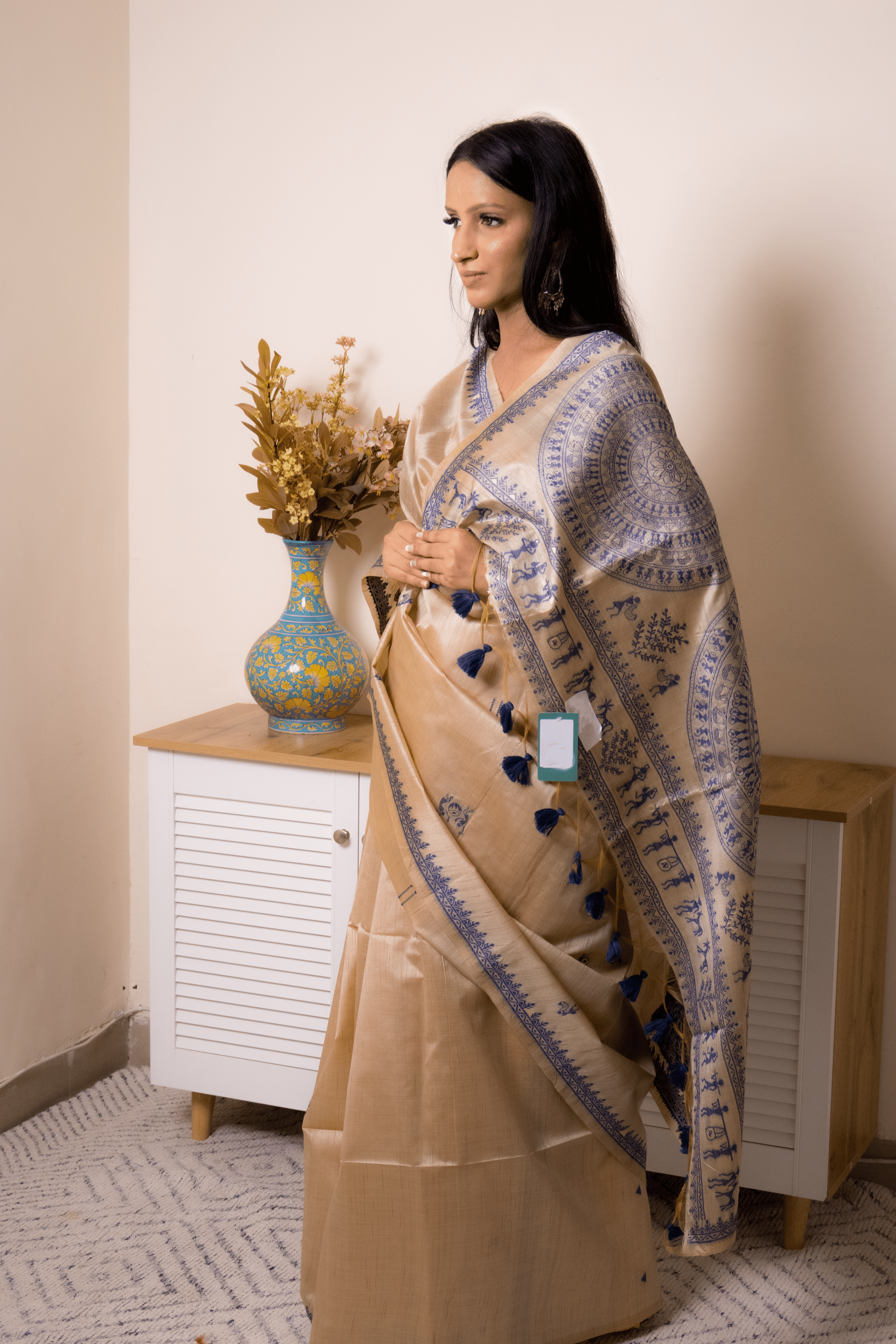 Elegant Lucknawi Chikankari Georgette Saree - IMG_0946