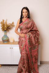 Elegant Lucknawi Chikankari Georgette Saree - IMG_0955