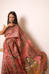 Elegant Lucknawi Chikankari Georgette Saree - IMG_0965