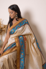 Elegant Lucknawi Chikankari Georgette Saree - IMG_0984