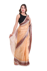 Pichwai x Bandhani Saree