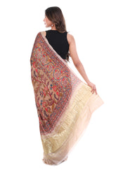 Pichwai x Bandhani Saree