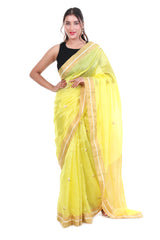 Lime Blossom Chanderi