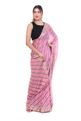 Pink Leheriya Chiffon