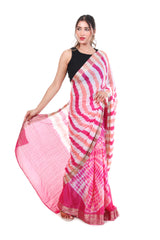 Shibori Leheriya Chiffon