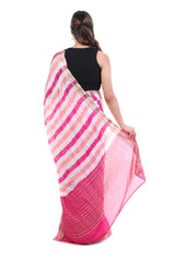 Shibori Leheriya Chiffon