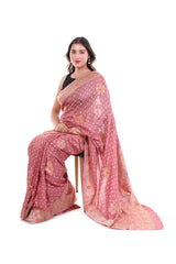 Banarasi x Bandhani Saree