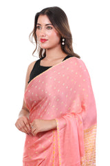 Shibori x Bandhani Saree