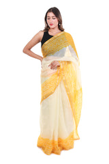 Kota Silk x Bandhani Saree