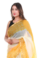 Kota Silk x Bandhani Saree