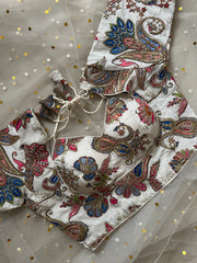 Elegant Embroidered Blouse for Sarees