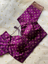 Elegant Purple Blouse with Gold Accents - IMG_7979