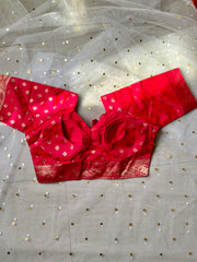 Elegant Pink Blouse with Gold Accents - IMG_7997