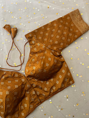 Elegant Brown Blouse for Sarees - IMG_8018