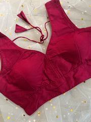 Elegant Maroon Blouse for Sarees - IMG_8087