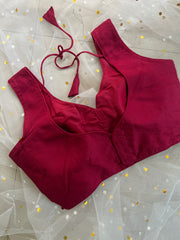 Elegant Maroon Blouse for Sarees - IMG_8088