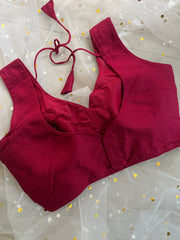 Elegant Maroon Blouse for Sarees - IMG_8089
