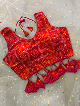 Vibrant Ruffled Blouse for Sarees - IMG_8115