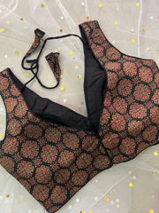 Elegant Black and Red Printed Blouse - IMG_8132