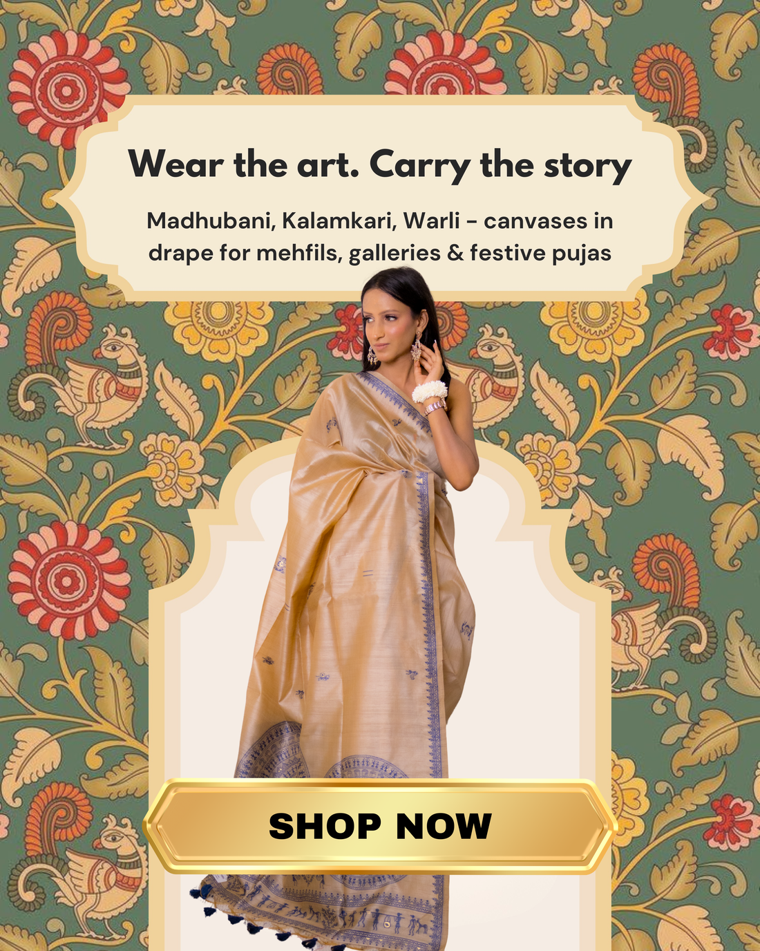 Madhubani, Kalamkari, Worli