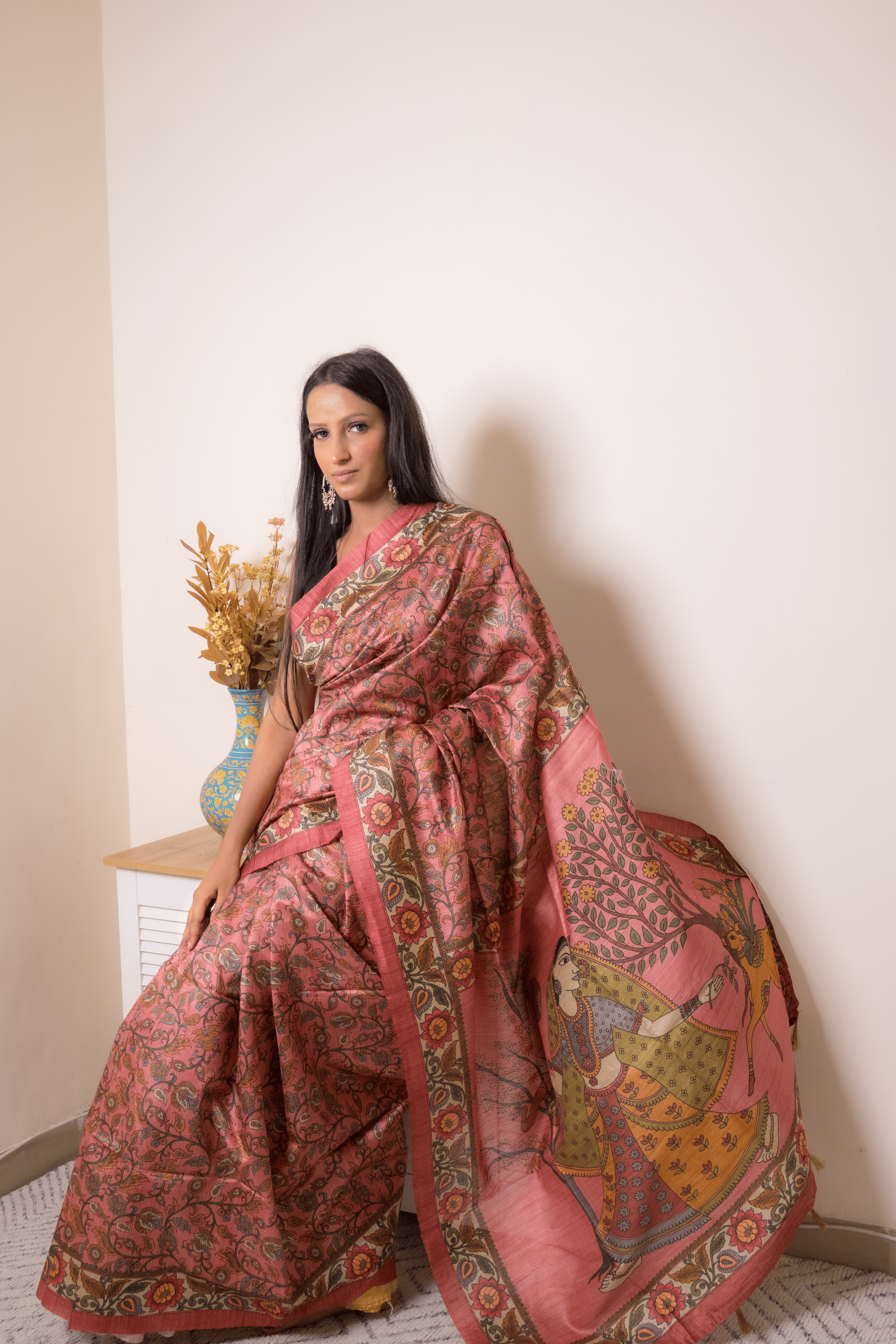 Elegant Lucknawi Chikankari Georgette Saree - IMG_0966
