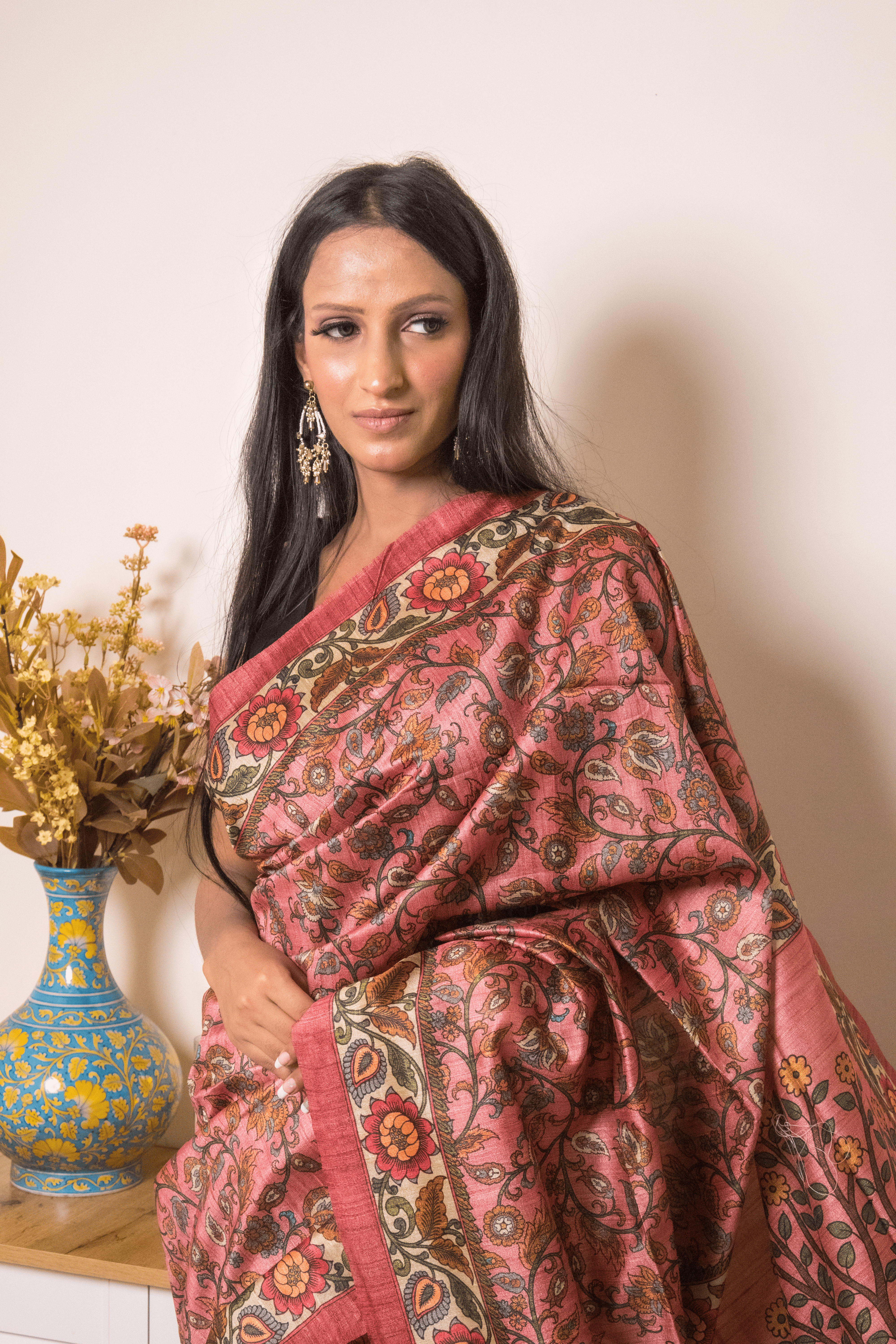 Elegant Lucknawi Chikankari Georgette Saree - IMG_0970