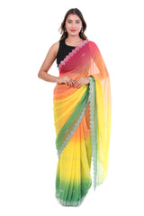 Rainbow Saree