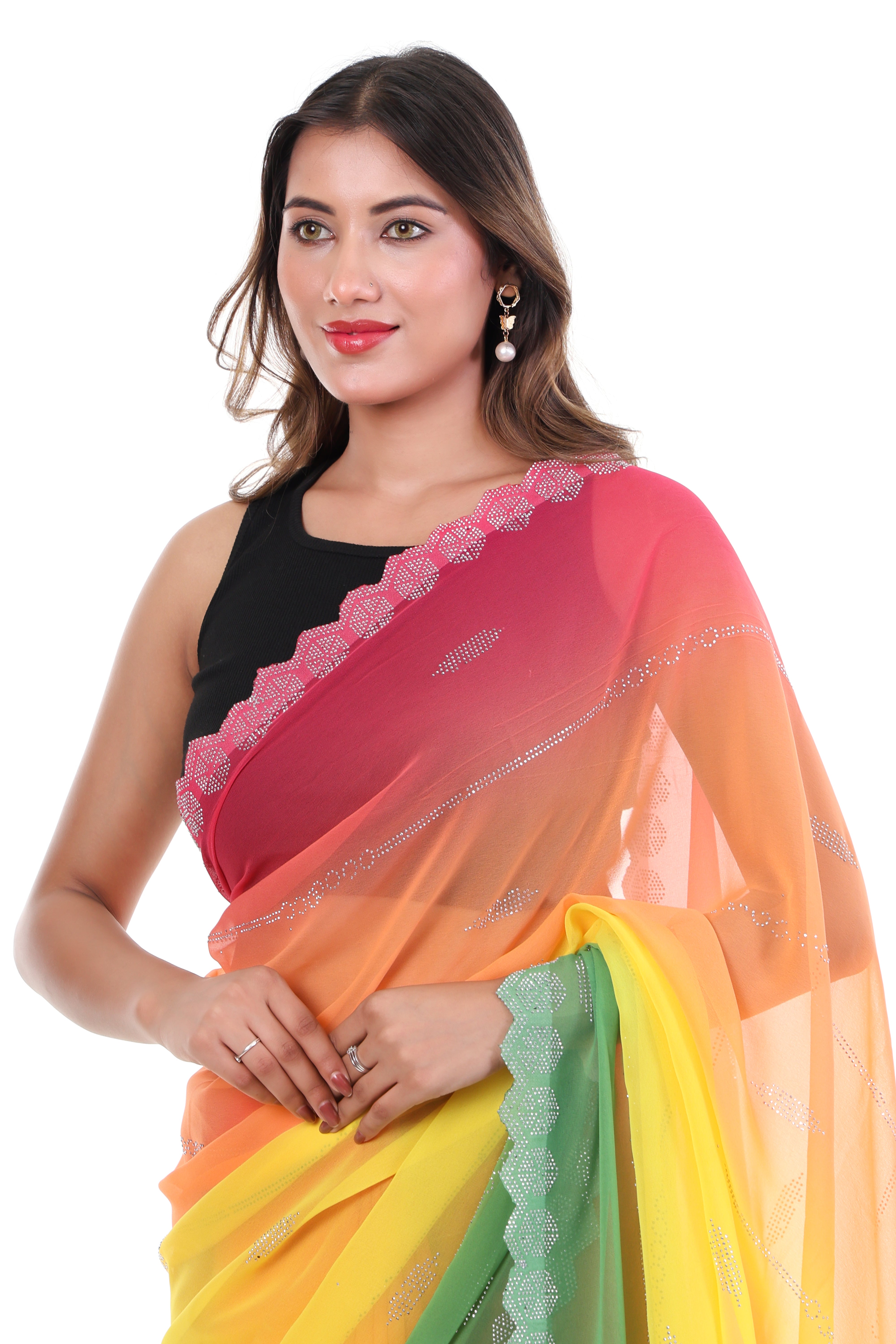 Rainbow Saree