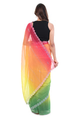 Rainbow Saree