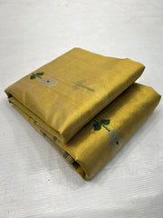 Olive Blossom Chanderi Silk Saree