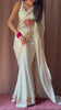 Lucknawi Chikankari Georgette Saree in Ivory