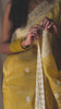 Lucknawi Chikankari Tissue Silk Saree in Radiant Yellow
